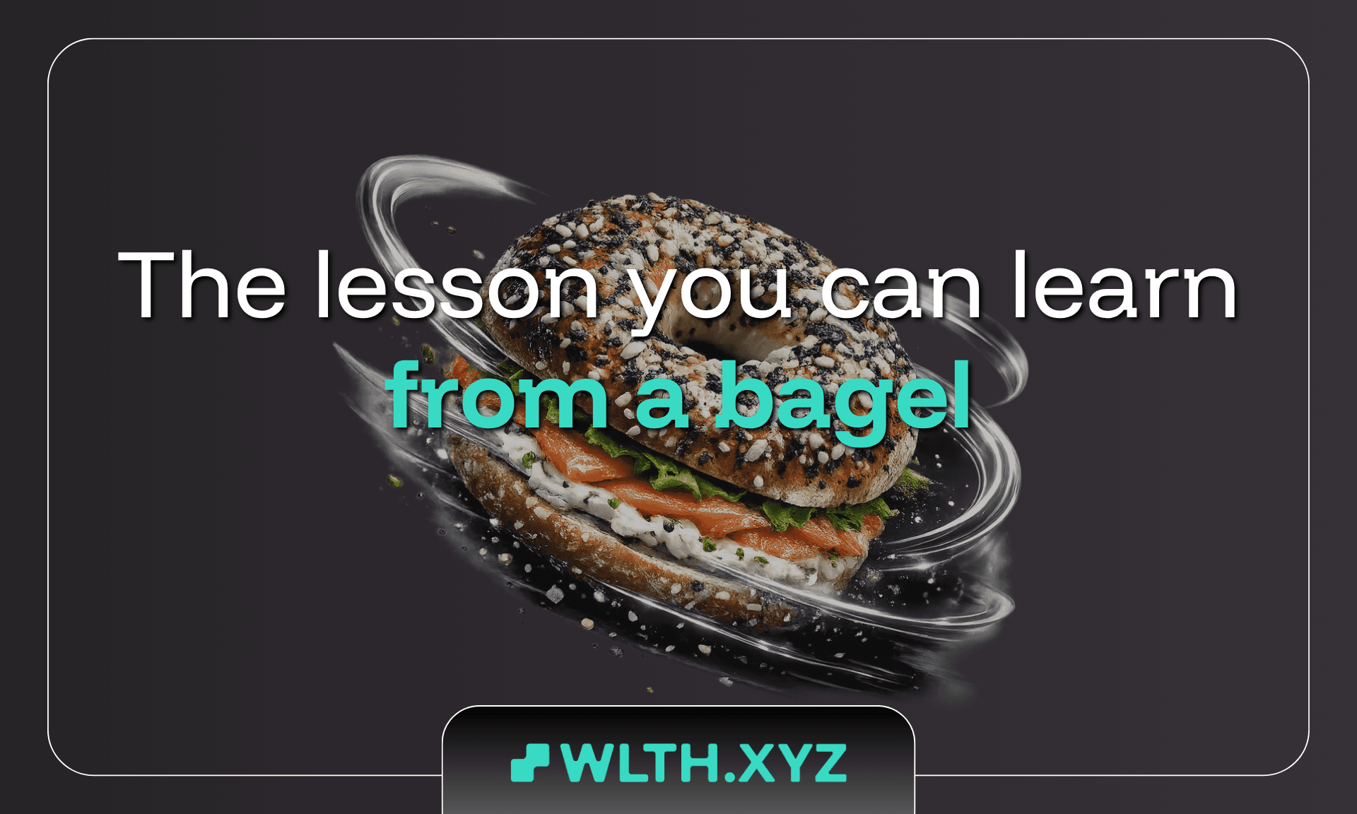The luxury bagel you'll wish you knew about earlier (and the investing lessons it teaches you)